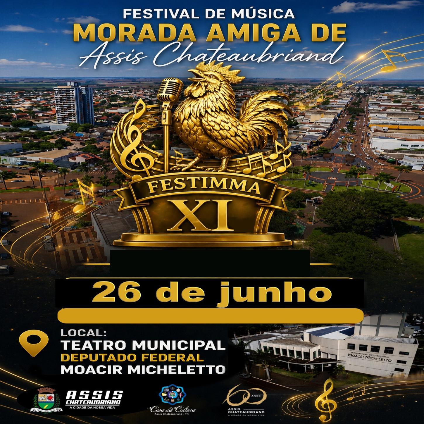 XI FESTIMMA movimenta Assis Chateaubriand com 47 inscritos e celebra os 60 anos do município