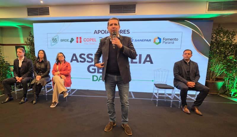 O presidente da AMP (Associação dos Municípios do Paraná) e prefeito de Assis Chateaubriand, Marcel Micheletto