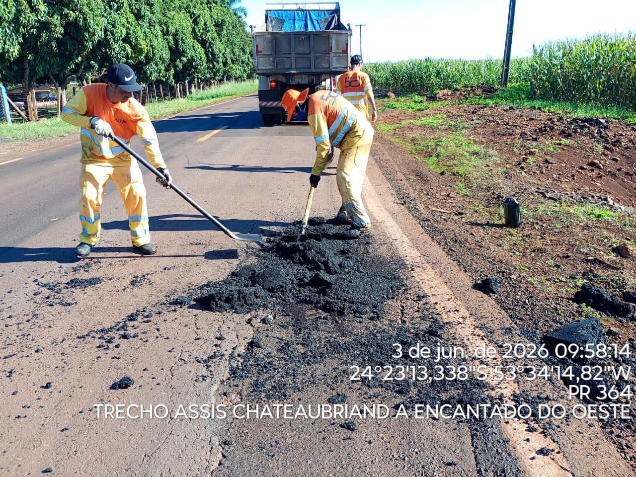 Prefeito de Assis Chateaubriand Marcel Micheletto agiu de forma imediata pela segurança dos usuários da rodoviária Pr 364.