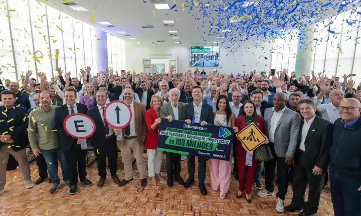 Santin Roveda destina R$ 183 milhões para reforçar sinalização urbana nos 399 municípios